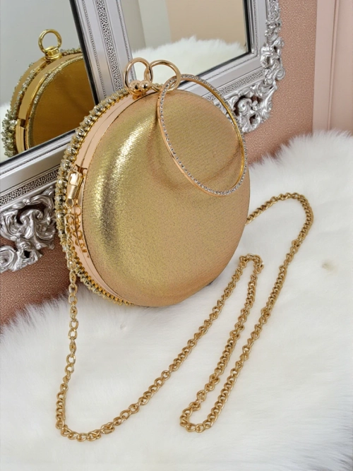 Royalfashion Копертова жіноча сумочка з цирконами Elira Noir