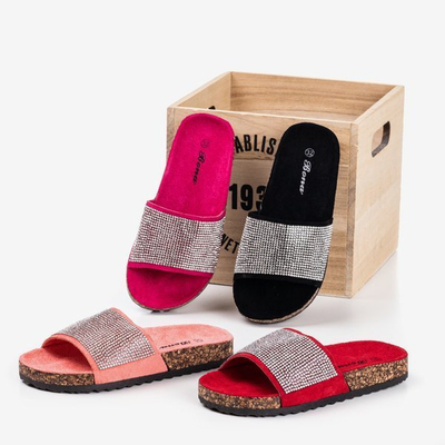 Schwarze Kinder-Flip-Flops mit Zirkonia Procopia - Footwear 1