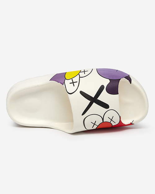 Жіночі білі тапочки Elmino - Взуття