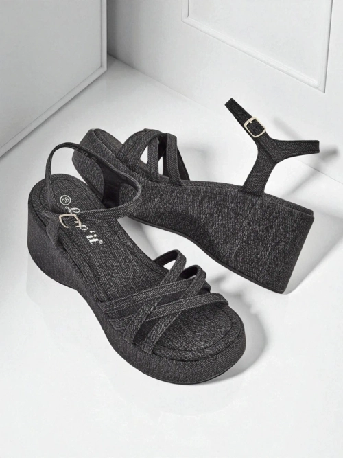 Royalfashion Жіночі сандалі на танкетці Shadow Lift