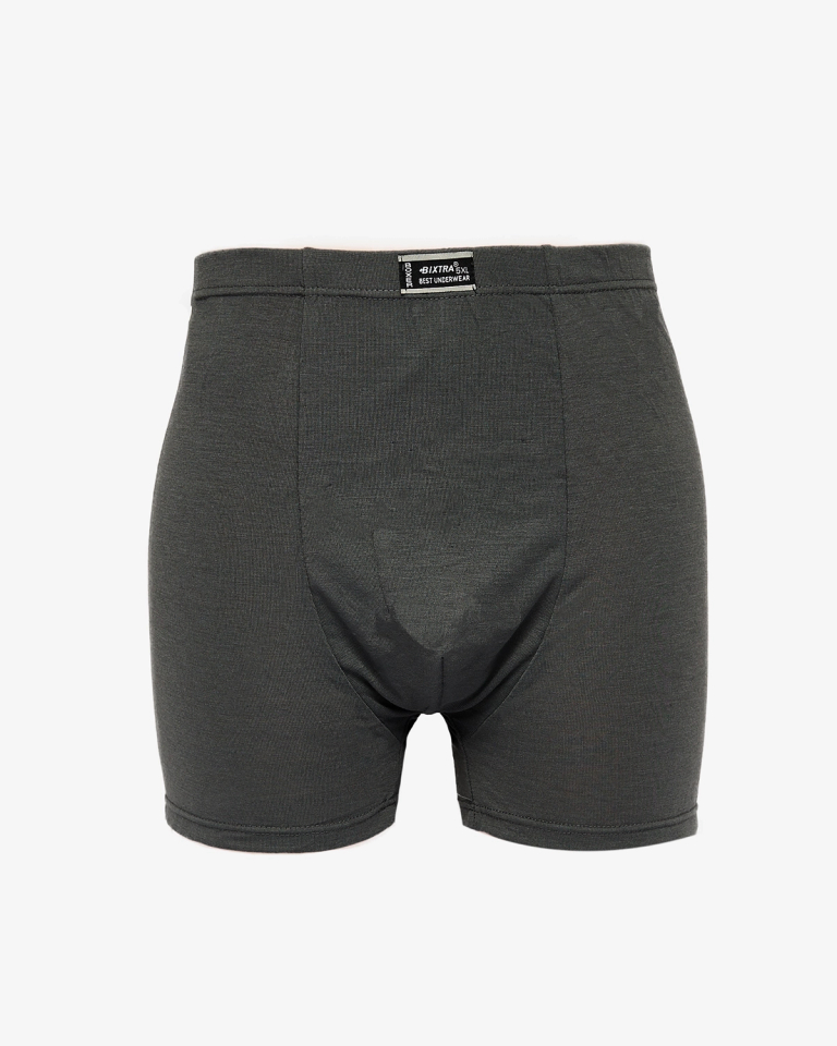 Royalfashion Dunkelgrauer Herren-Boxerslip PLUS SIZE