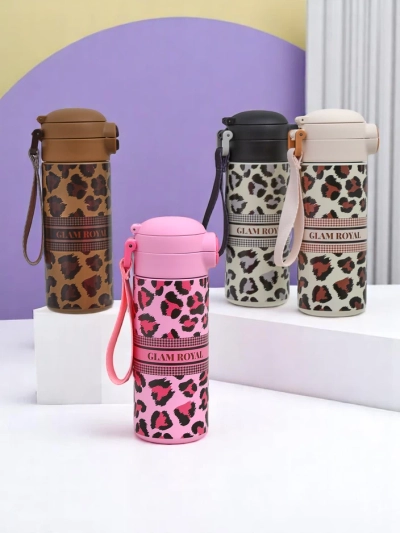 Royalfashion Thermobecher mit Ausgießer Glam Leo