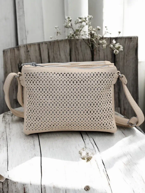 Royalfashion мереживна маленька жіноча сумка з еко-шкіри з 3 відділеннями