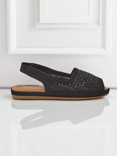 Damensandalen, Damen-Espadrillesandalen mit Strasssteinen Belle Sparkle