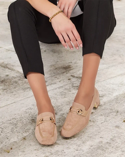 Royalfashion Елегантні жіночі мокасини на низькому ходу Orino