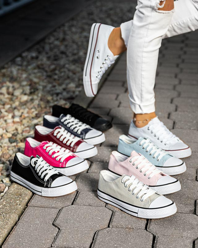 OUTLET Blaue Damenturnschuhe Noenoes - Schuhe