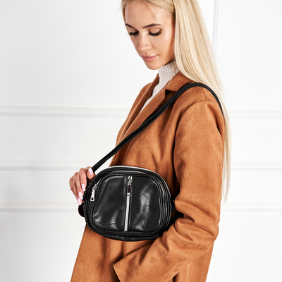 Schwarze kleine Umhängetasche für Damen - Accessoires