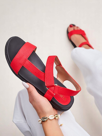 Royalfashion Damensandalen mit flacher Sohle Lillia