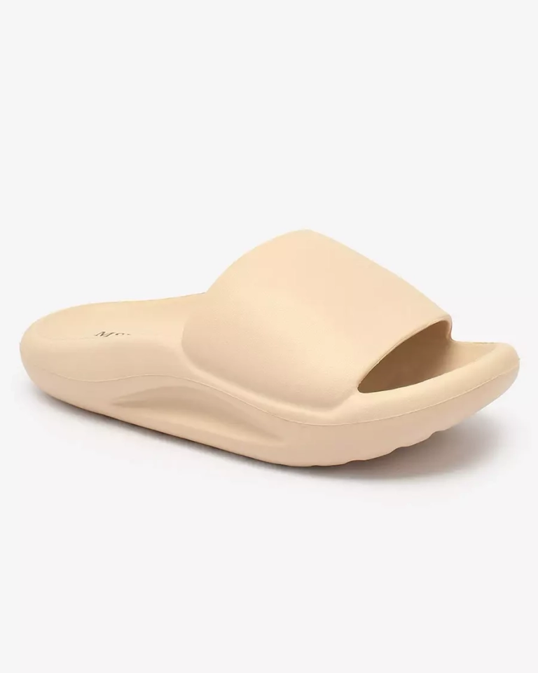 Royalfashion Hellbraune Moralno Damen-Flip-Flops