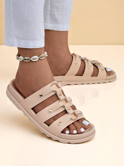 Royalfashion Damen Pantoletten Aurelia Roma