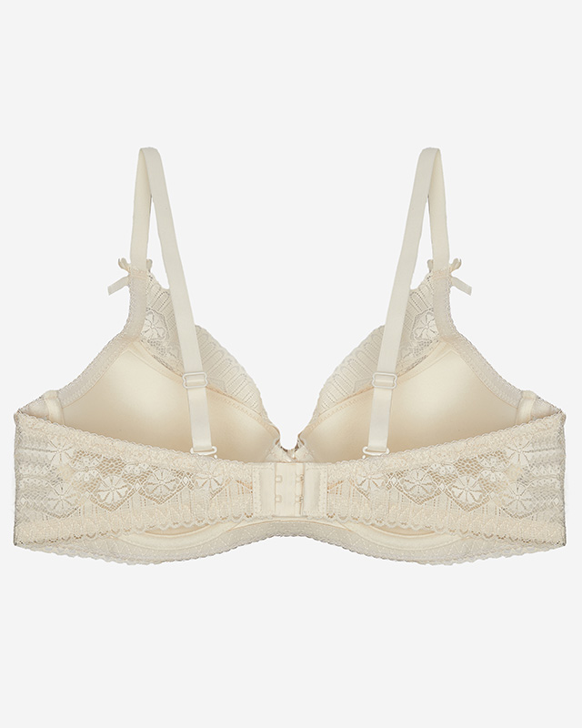 Gepolsterter Damen-BH in Beige- Lingerie