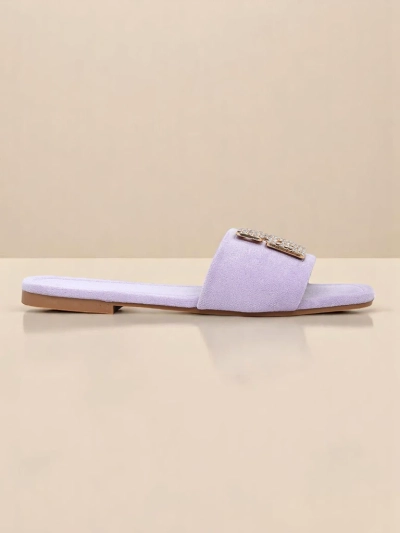 Royalfashion Damen-Pantoletten mit flacher Sohle Zamila