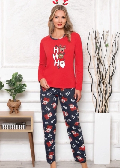 Royalfashion Weihnachts-Damenpyjamas