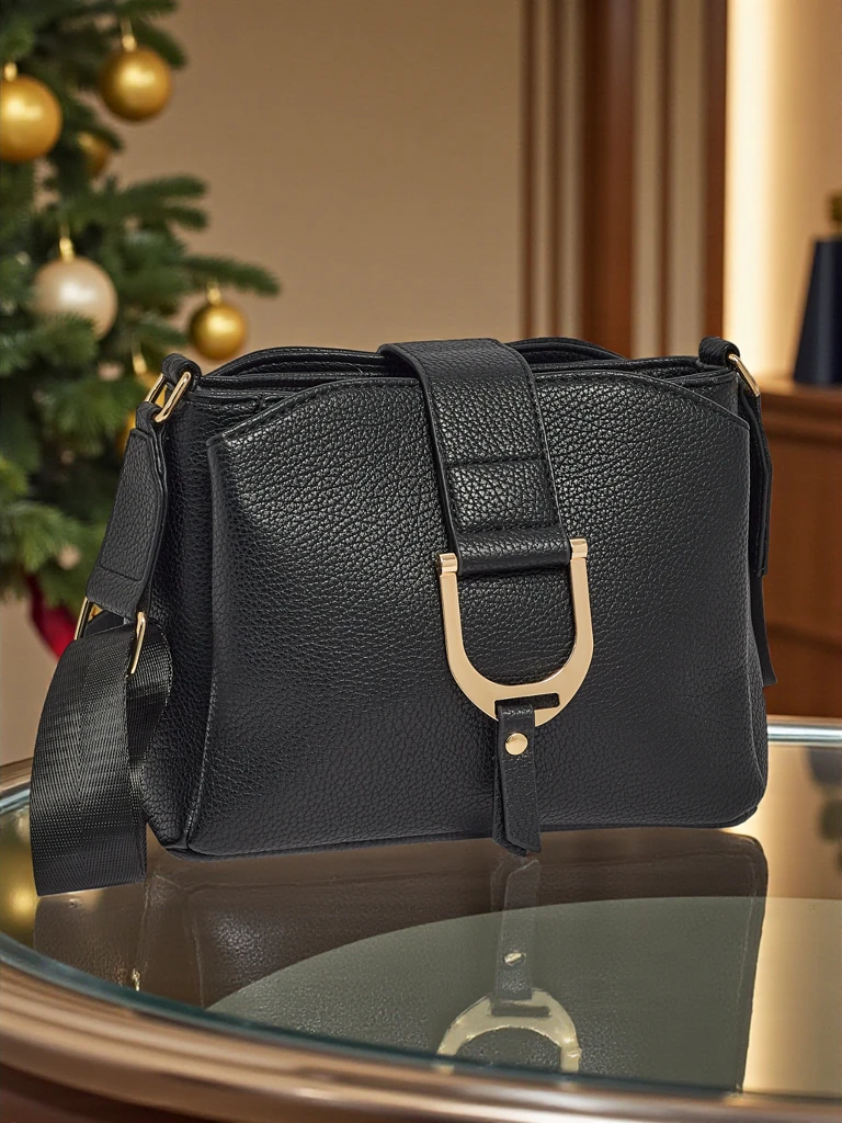 Kleine Damenhandtasche aus Öko-Leder Violes