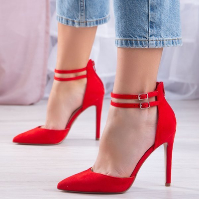 Червоні насоси на високому каблуці Анастасія - Взуття 1