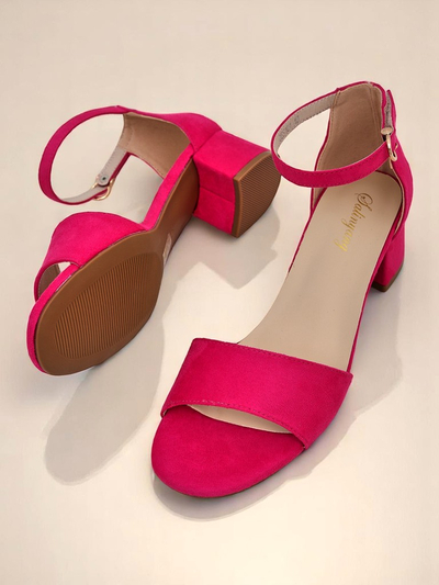 Royalfashion Damen Sandalen mit niedrigem Absatz SoftHeels