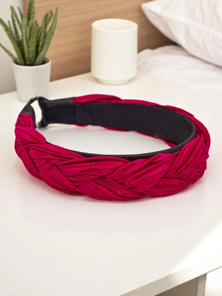 Royalfashion Geflochtenes, gekrepptes Haarband Nina