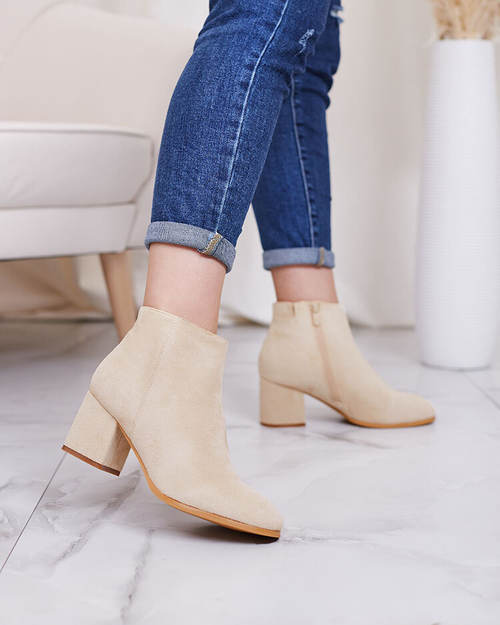 Royalfashion Чорні жіночі черевики на низькій шпильці Referra