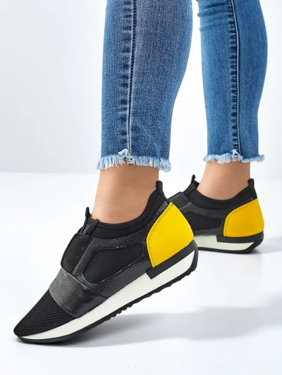 Royalfashion Damen Sport Sneakers Stoff Gentlesi