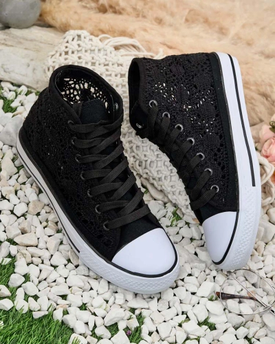 Royalfashion Damen durchbrochene Nictz Sneakers