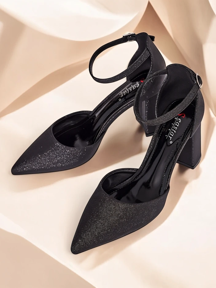 Royalfashion Damen Glitzer-Pumps Noratt