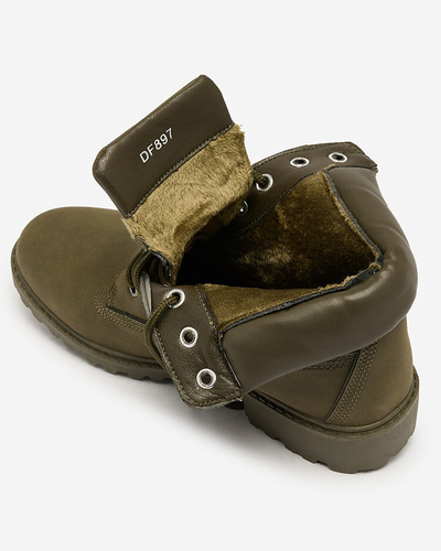 Royalfashion Green Damen Trapper Karveliea