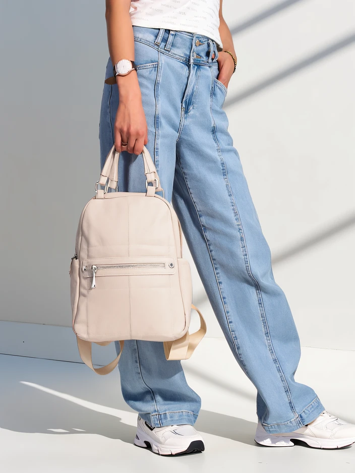 Royalfashion Damen Öko-Leder Rucksack