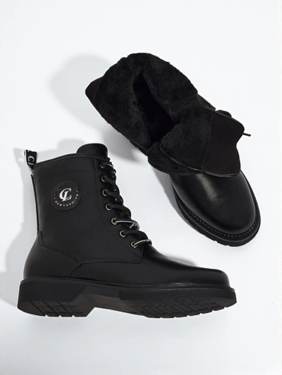 Öko-Leder Schnürstiefeletten Damen Tavira