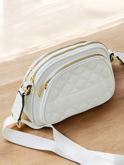 Royalfashion Oval kleine Damenhandtasche aus Lederimitat