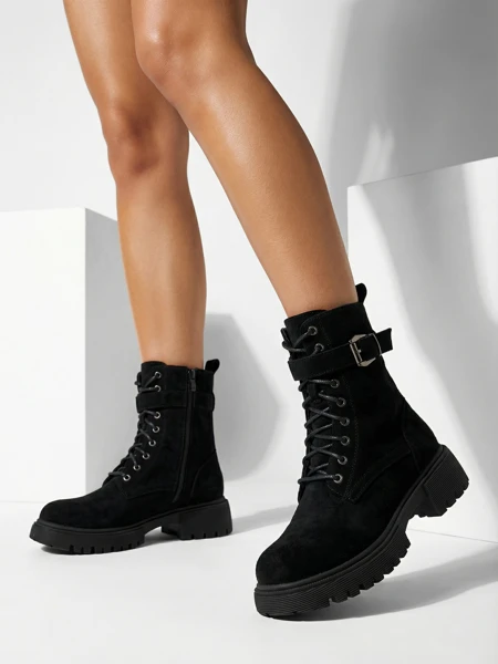 Damen Eco-Wildleder Stiefeletten Ubill