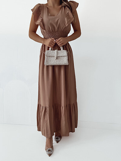 Royalfashion Damen Midikleid