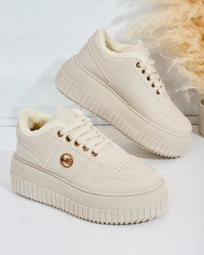 Royalfashion Warme Damen-Sneakers mit Fell Rozit