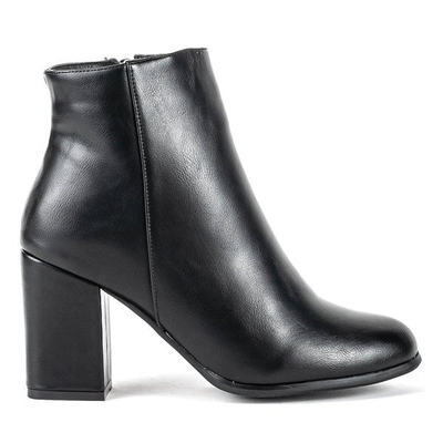 Schwarze Stiefel an einem höheren Pfosten Pekan - Footwear