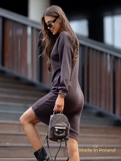 Трикотажна сукня з замком з боків Gravity Core