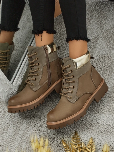 Damen Trapper Stiefeletten Maestroe