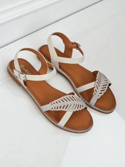Royalfashion Damen Sandalen mit flacher Sohle Willow Grace