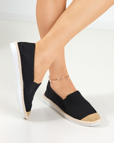 Schwarze Damen-Espadrilles Joll- Footwear