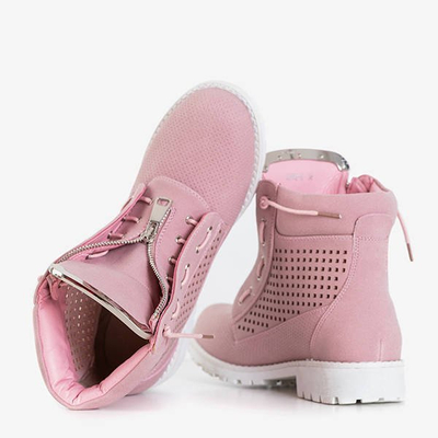 OUTLET Pink Ice Love durchbrochene Wanderschuhe für Damen - Schuhe