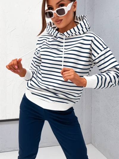 Royalfashion Damen-Trainingsanzug im Streifenmuster