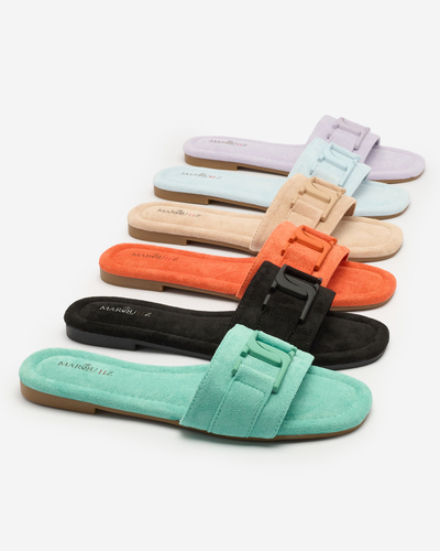 Royalfashion Mint Damen Flip-Flops mit Schnalle Rydr