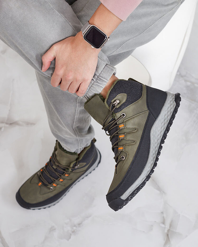 Royalfashion Herren-Trapper in grün Jekouia