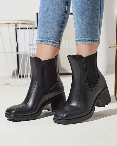 Schwarze Damen-Gummistiefel Caldala- Footwear