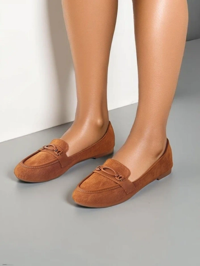 Royalfashion Damen Wildleder-Öko-Mokassins Zammei