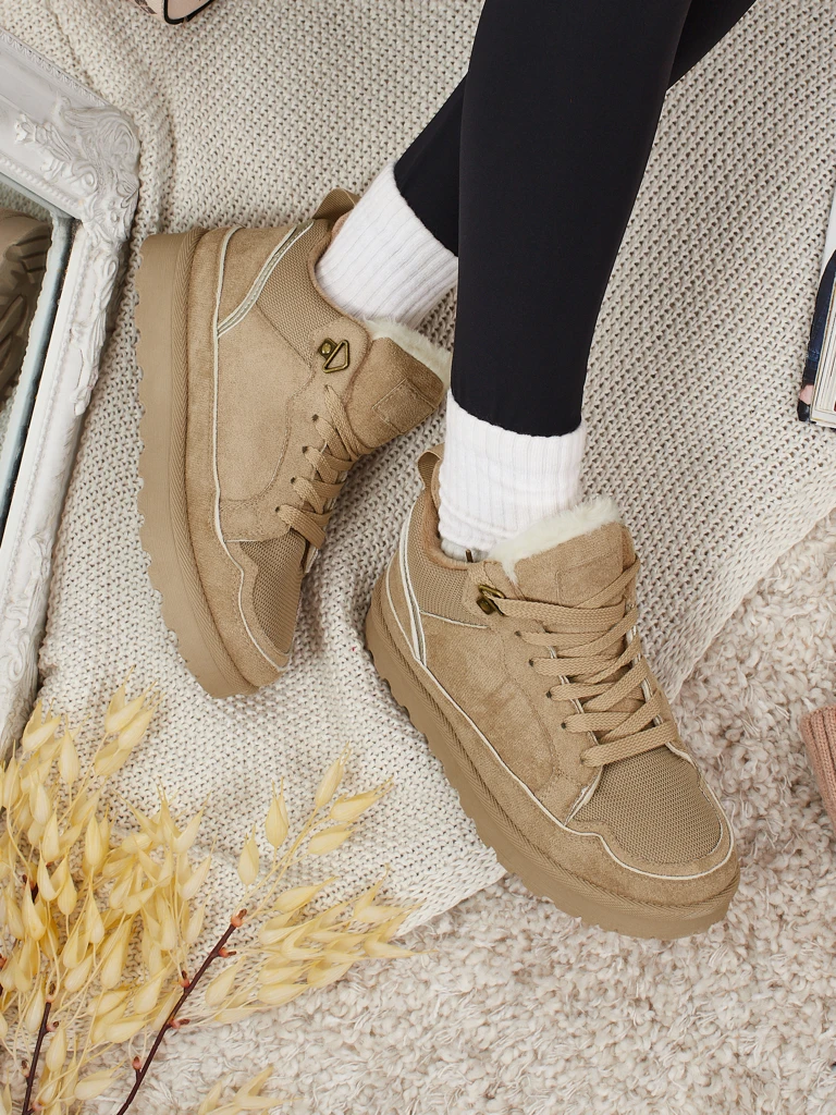 Faylo Damen-Sneakers mit Warmfutter