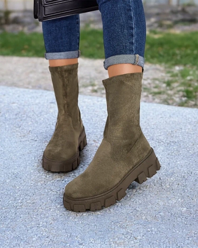 Royalfashion Damen Plateaustiefel Firo