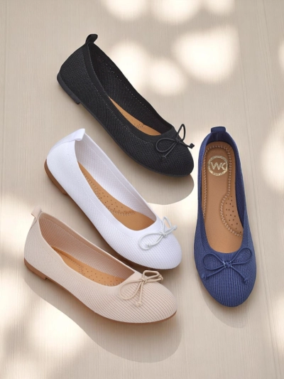 Royalfashion Damenstoffballerinas Magger