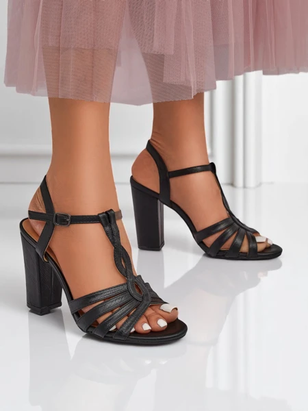 Royalfashion Damen-Sandalen mit Blockabsatz Daffi Elegance