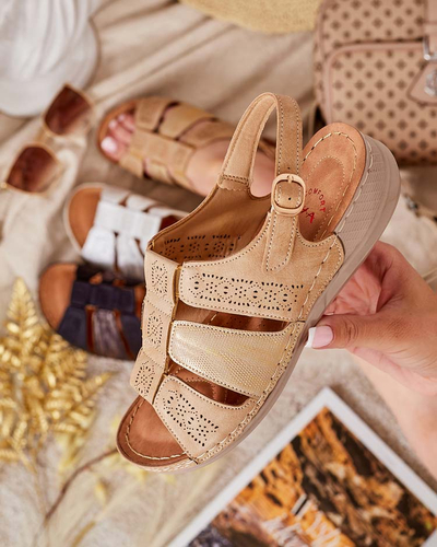 Royalfashion Damen Sandalen mit Obermaterial Limmin