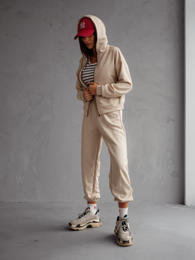 Royalfashion Damen Baumwoll-Trainingsanzug Set