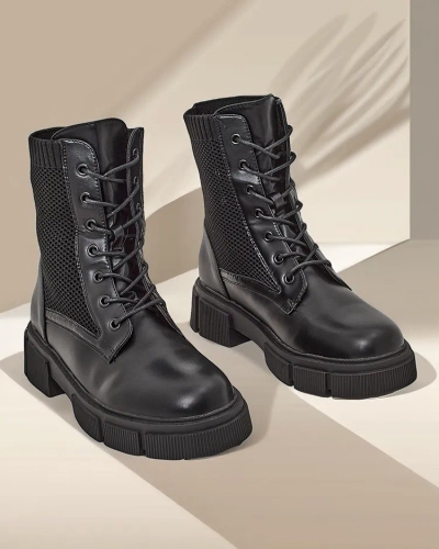 Offene Damen Flachstiefeletten Rowic